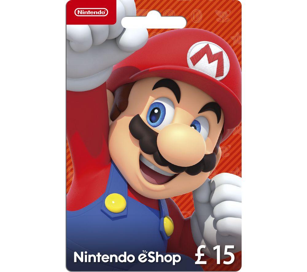 Nintendo Eshop Eshop Gift Card - £15