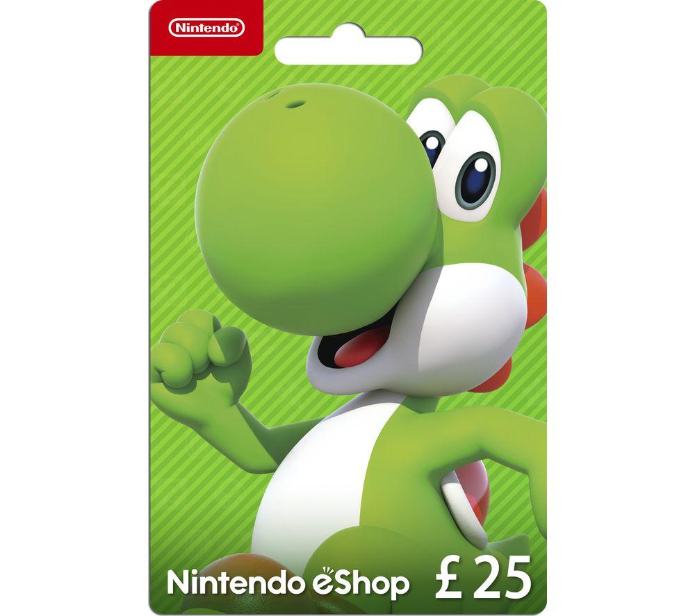 Image of NINTENDO ESHOP eShop Gift Card - £25