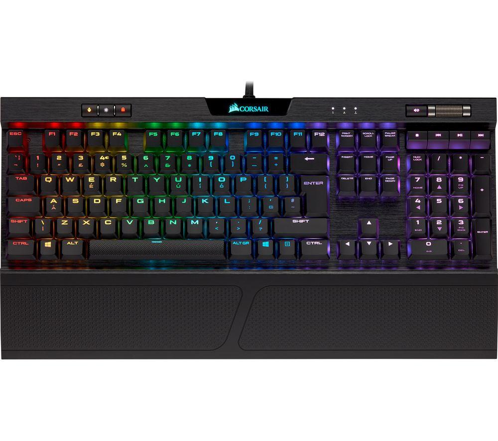 Image of CORSAIR RAPIDFIRE K70 Low Profile RGB MK.2 Mechanical Gaming Keyboard