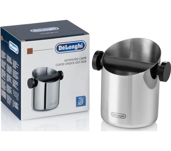 DELONGHI DLSC059 Coffee Knock Box - Silver image number 1