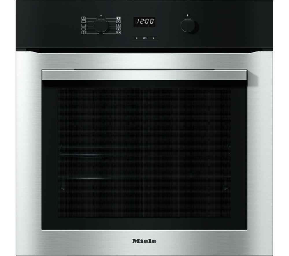 MIELE H2760B Electric Oven - Steel, Silver/Grey