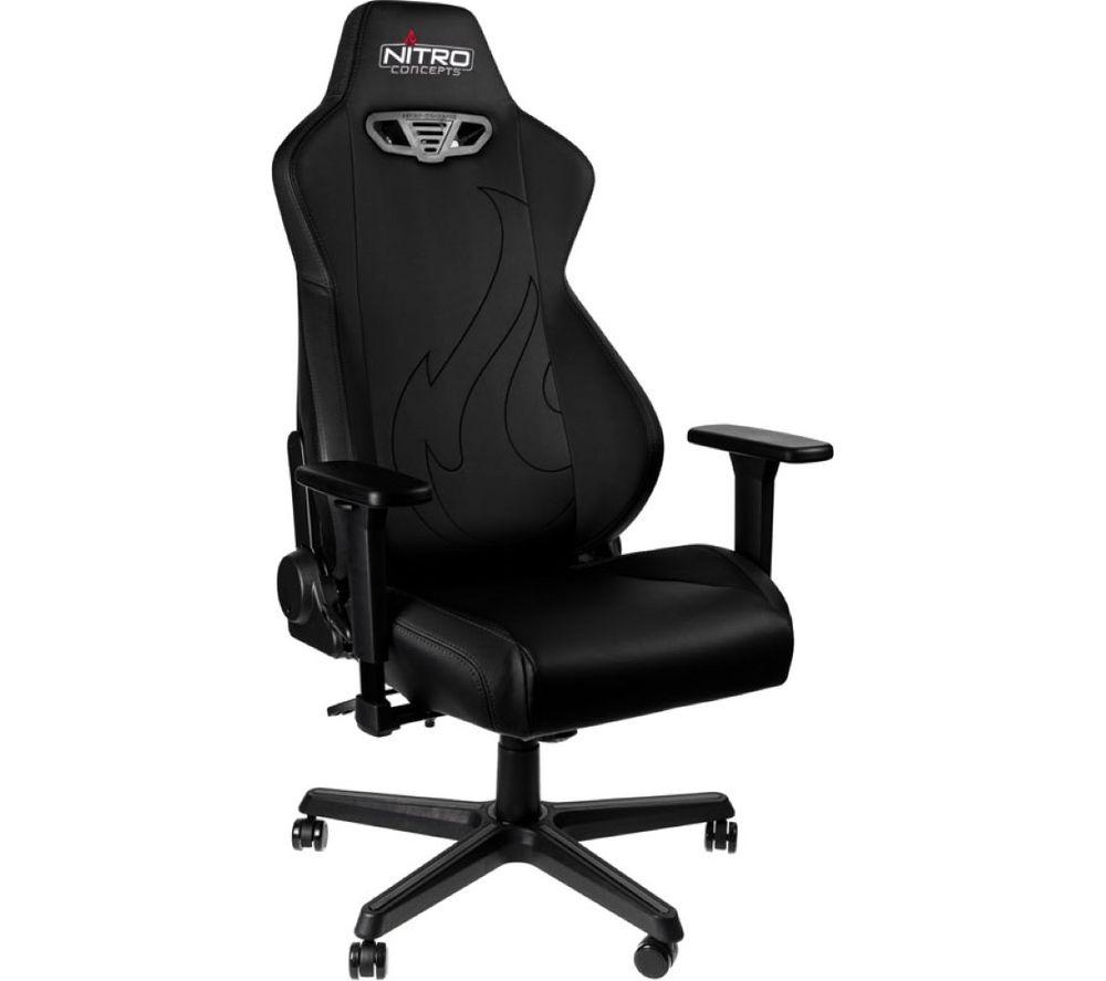 NITRO CONCEPTS S300 EX Sedia Da Gaming Bianca – Regolabile, Braccioli 3D, Fino A 135 Kg
