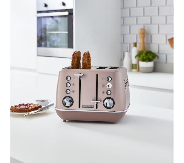 MORPHY RICHARDS Evoke Special Edition 4-Slice Toaster - Rose Quartz image number 4