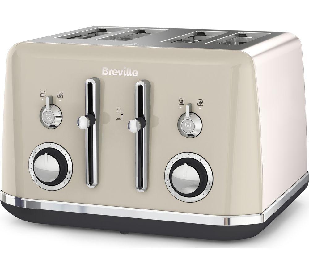 BREVILLE Mostra VTT930 4-Slice Toaster - Cream