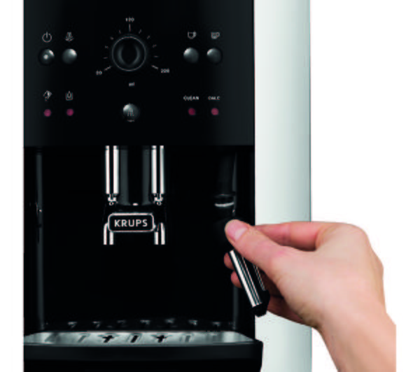KRUPS Arabica Manual Espresso EA811840 Bean to Cup Coffee Machine - Black & Silver image number 1