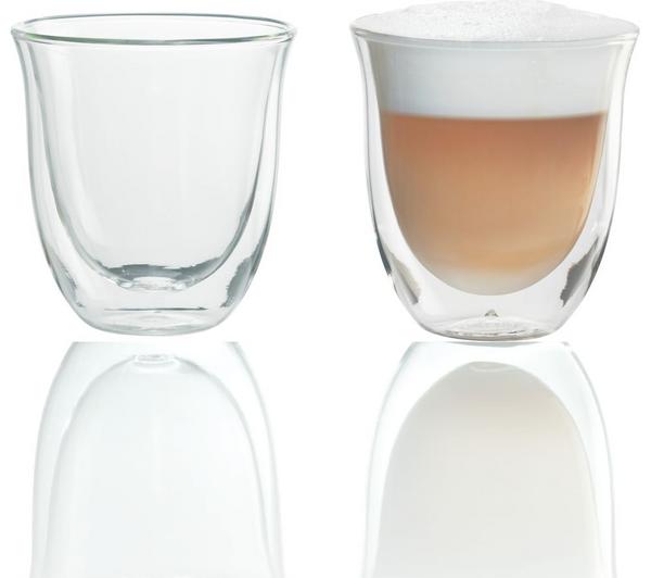 DELONGHI Fancy Collection DLKC302 Double Wall Coffee Glasses - Set of 6 image number 3