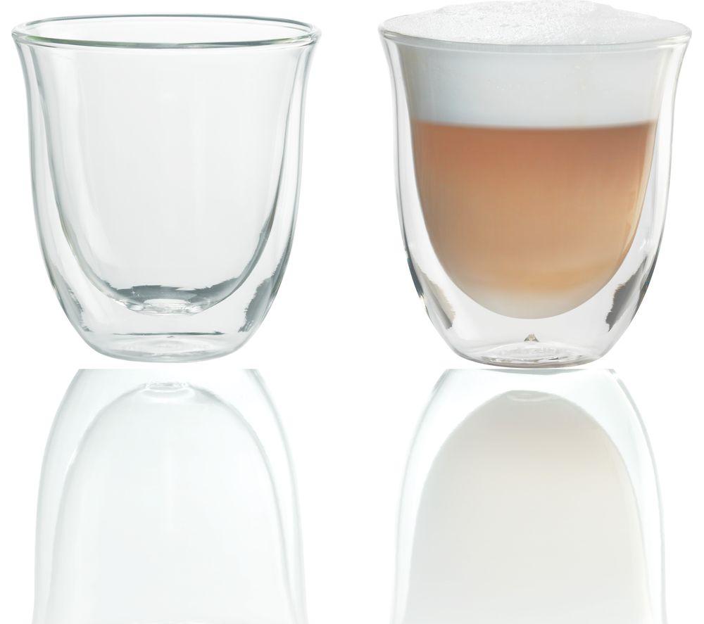 DELONGHI Fancy Collection DLKC302 Double Wall Coffee Glasses - Set of 6 image number 4 of 5