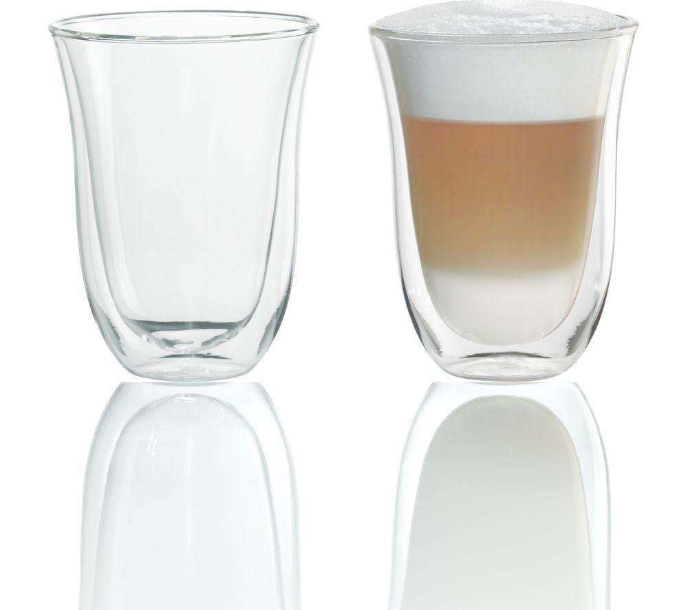 DELONGHI Fancy Collection DLKC302 Double Wall Coffee Glasses - Set of 6 image number 5 of 5