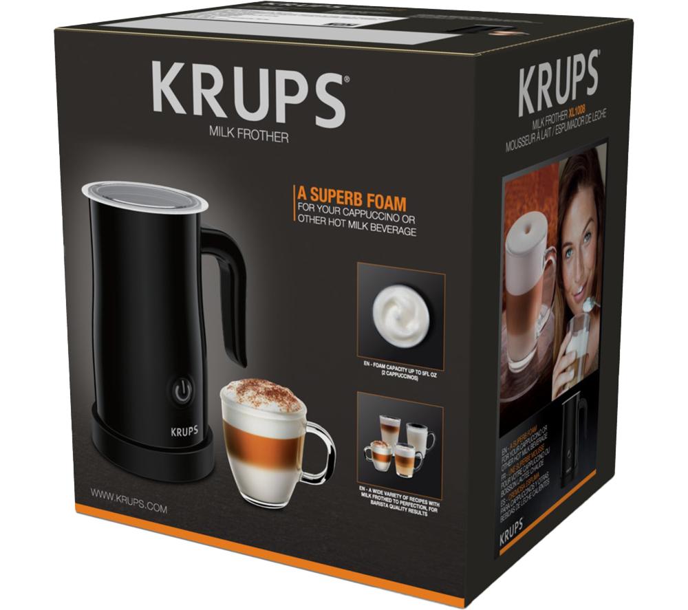 KRUPS Frothing Control XL100840 Electric Milk Frother - Black image number 7 of 7