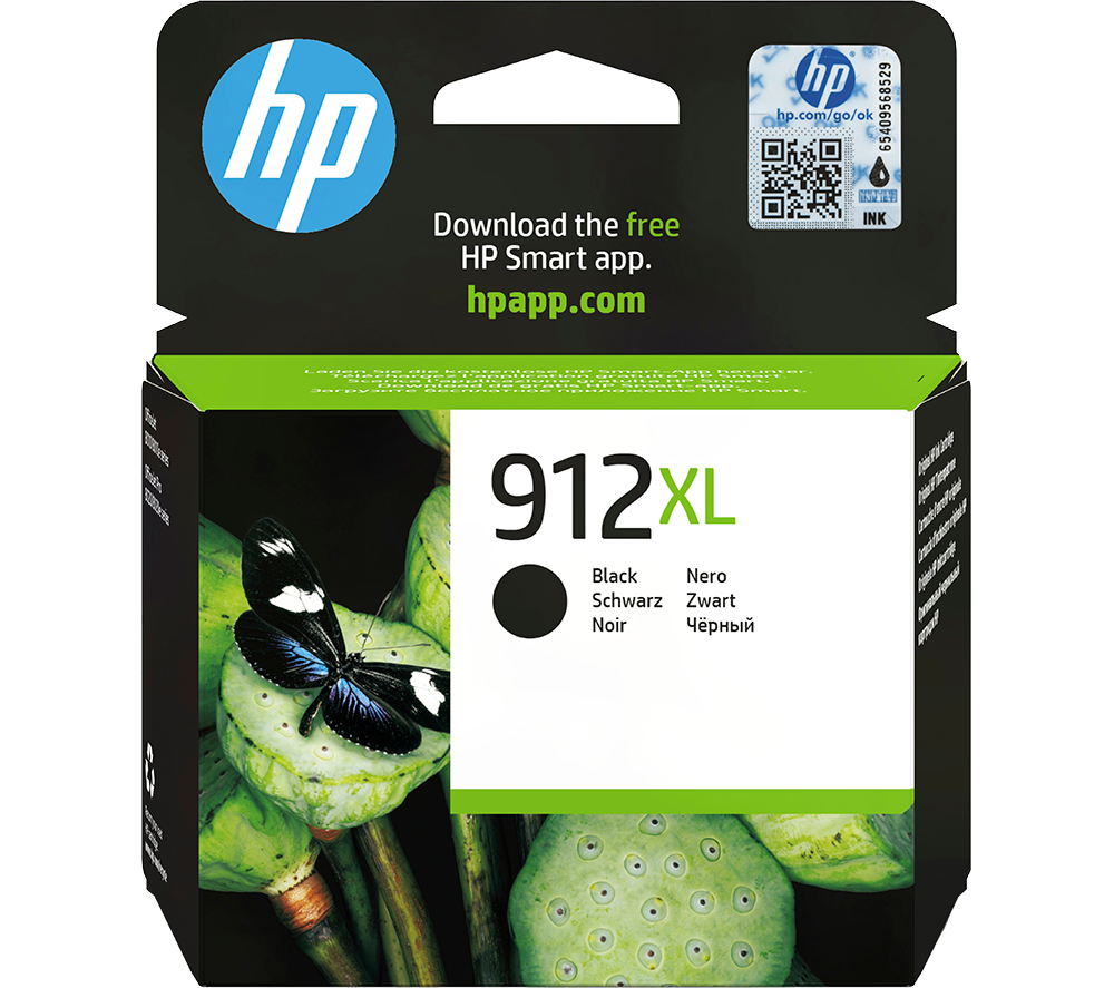 Hp 912XL Original Black Ink Cartridge, Black