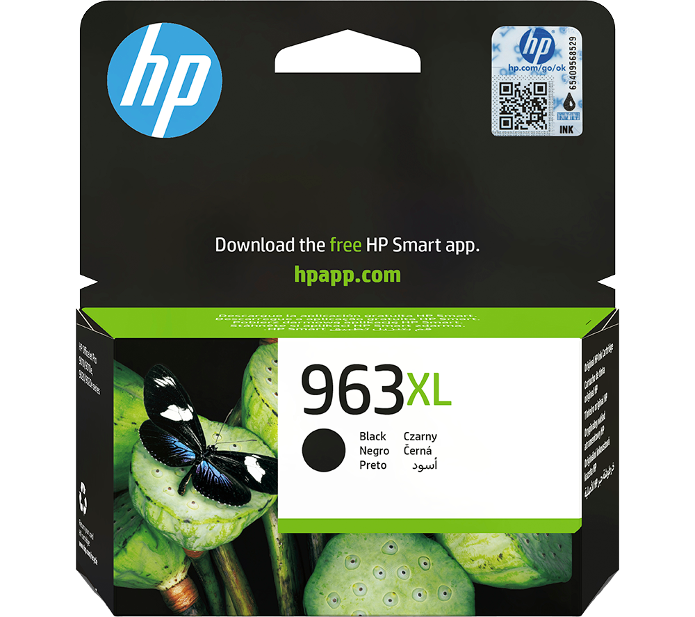 HP 963XL Black Ink Cartridge, Black