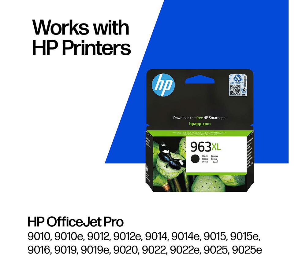 HP 963XL Original Black Ink Cartridge image number 2 of 14