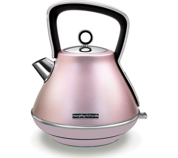 MORPHY RICHARDS Evoke Special Edition Pyramid Traditional Kettle - Rose Quartz image number 0