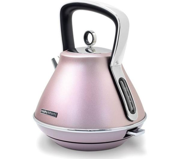 MORPHY RICHARDS Evoke Special Edition Pyramid Traditional Kettle - Rose Quartz image number 1