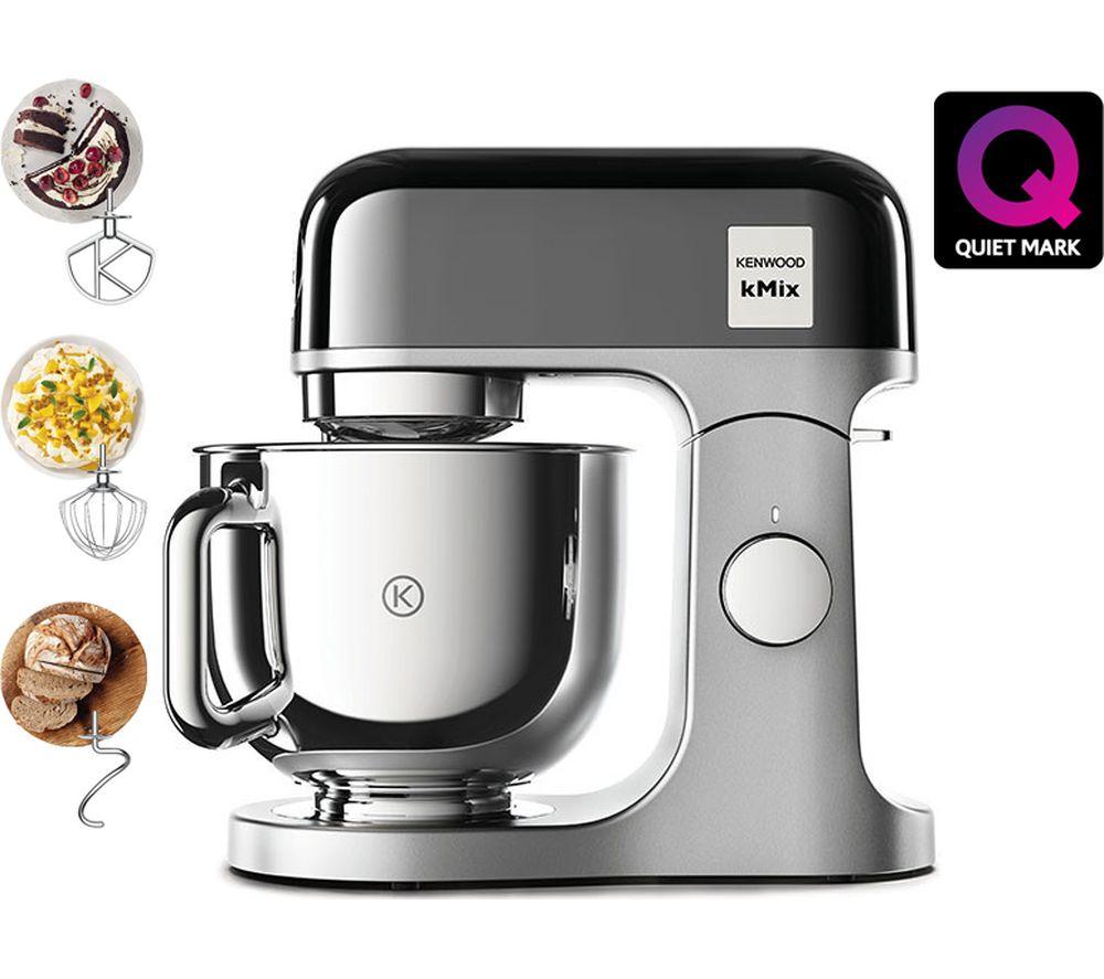 KENWOOD kMix KMX760BC Kitchen Machine - Black & Chrome image number 6 of 6