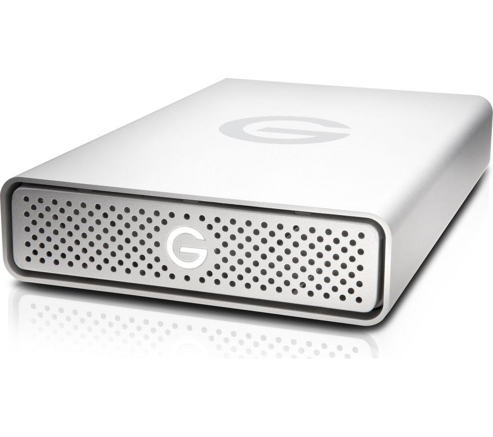 Buy G TECH GDRIVE External Hard Drive 10 TB, Silver Currys