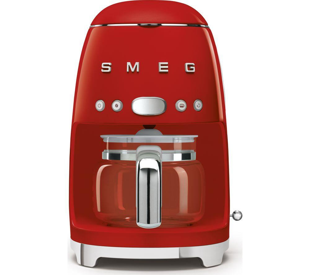 SMEG 50's Retro DCF02RDUK Filter Coffee Machine - Red