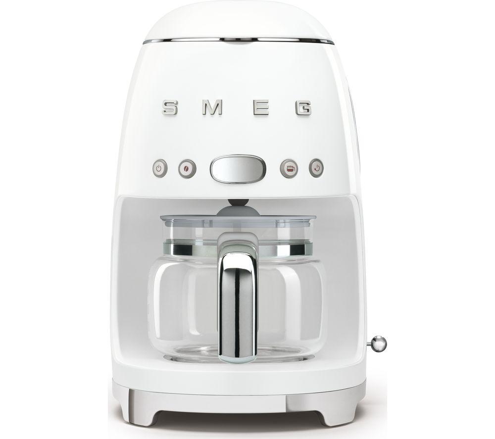 SMEG 50s Retro DCF02WHUK Filter Coffee Machine - White