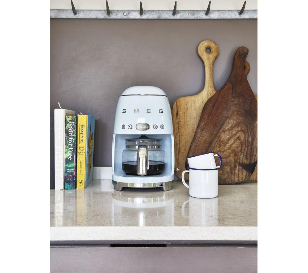 Buy SMEG 50's Retro DCF02PBUK Filter Coffee Machine Pastel Blue Currys