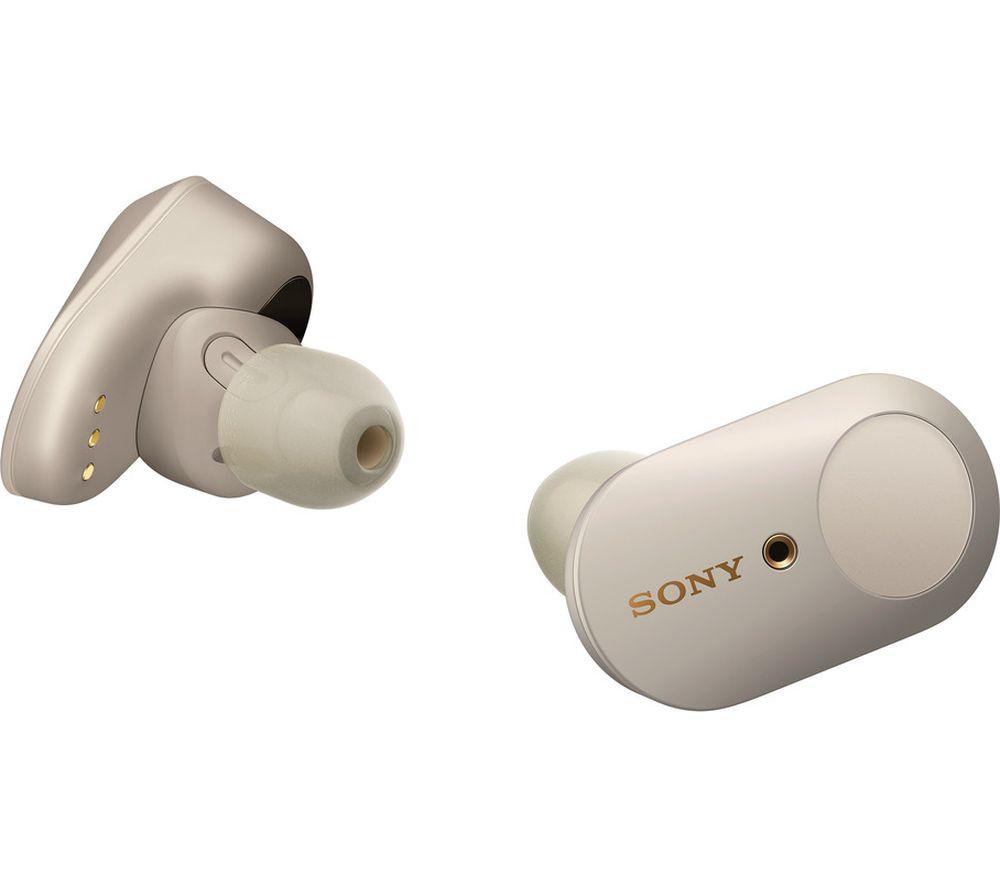 SONY WF-1000XM3 Wireless Bluetooth Noise-Cancelling Earbuds - Silver
