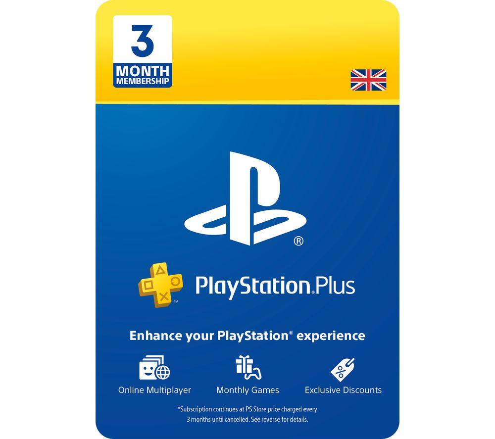 Image of PLAYSTATION PlayStation Plus 3 Month Subscription