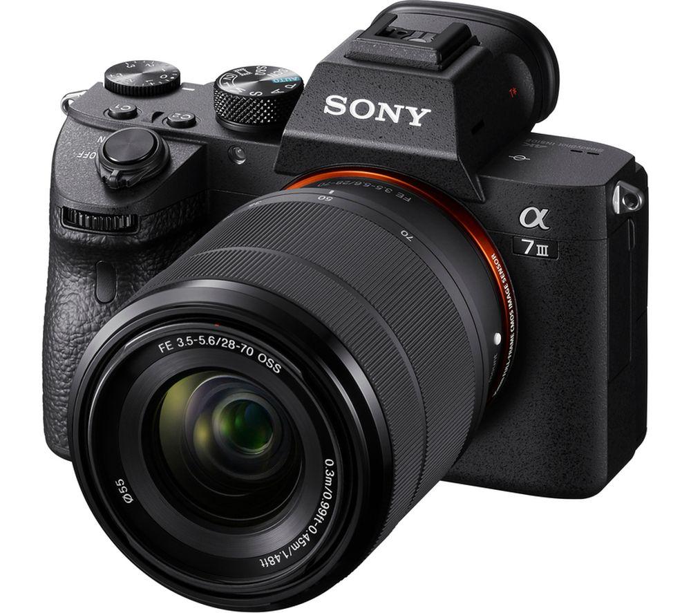 SONY a7 III Mirrorless Camera with 28-70 mm f/3.5-5.6 Zoom Lens, Black