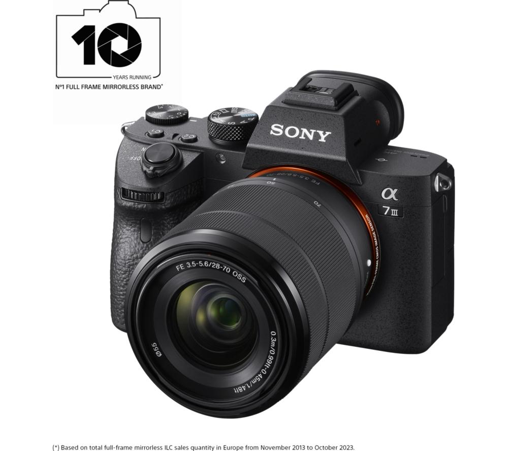 SONY a7 III Mirrorless Camera with 28-70 mm f/3.5-5.6 Zoom Lens image number 10 of 13