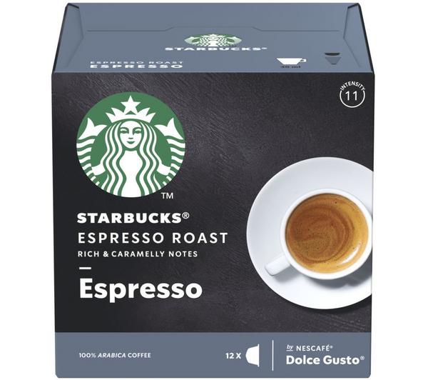 STARBUCKS Dolce Gusto Espresso Roast Coffee Pods - Pack of 12 image number 0