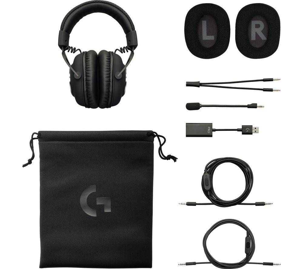 Buy LOGITECH G PRO X 7.1 Gaming Headset Black Currys