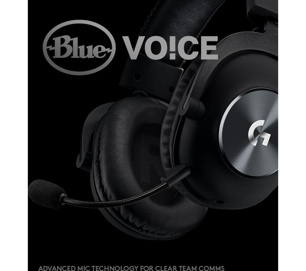 Logitech G PRO X Gaming Headset (2nd Generation) with Blue VO!CE, DTS  Headphone:X 7.1 and 50 mm PRO-G Drivers, for PC,Xbox One,Xbox Series X