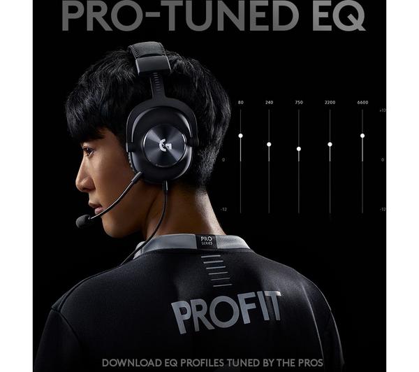 LOGITECH G PRO X 7.1 Gaming Headset - Black image number 5