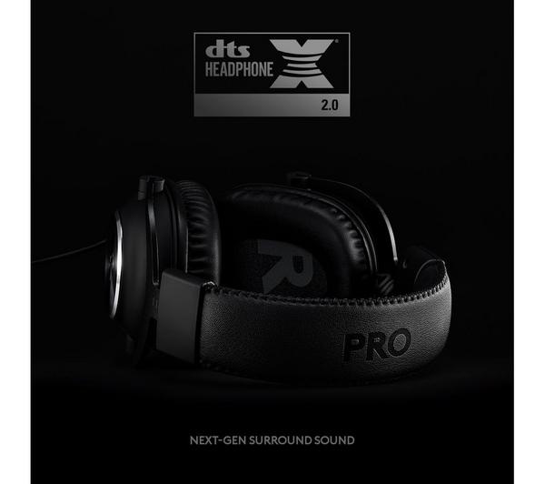 LOGITECH G PRO X 7.1 Gaming Headset - Black image number 7