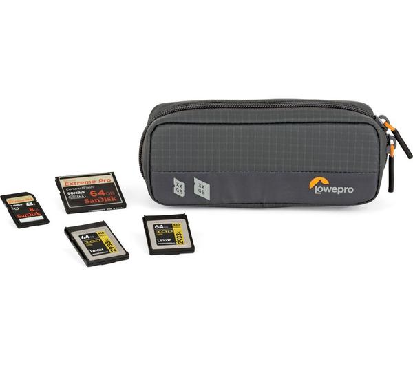 LOWEPRO GearUp Memory Wallet 20 Memory Card Case - Grey & Orange image number 2