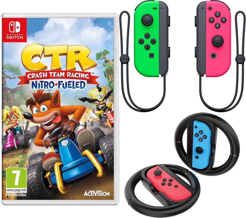 Buy NINTENDO Switch JoyCon Pink & Green Wireless Controllers, JoyCon