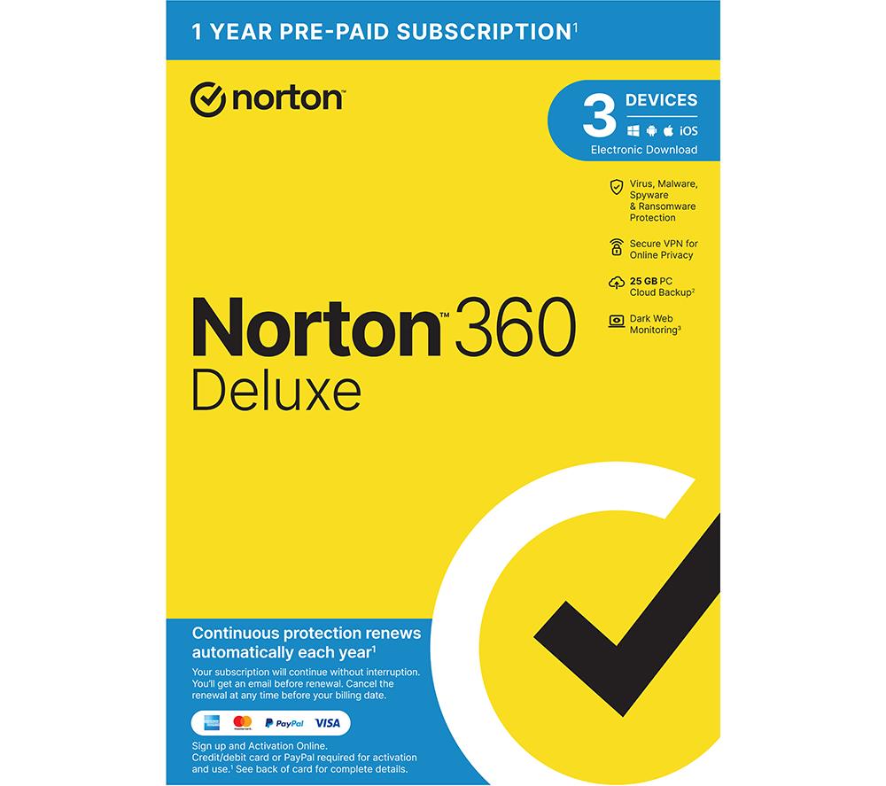 Image of NORTON 360 Deluxe - 1 year for 3 devices