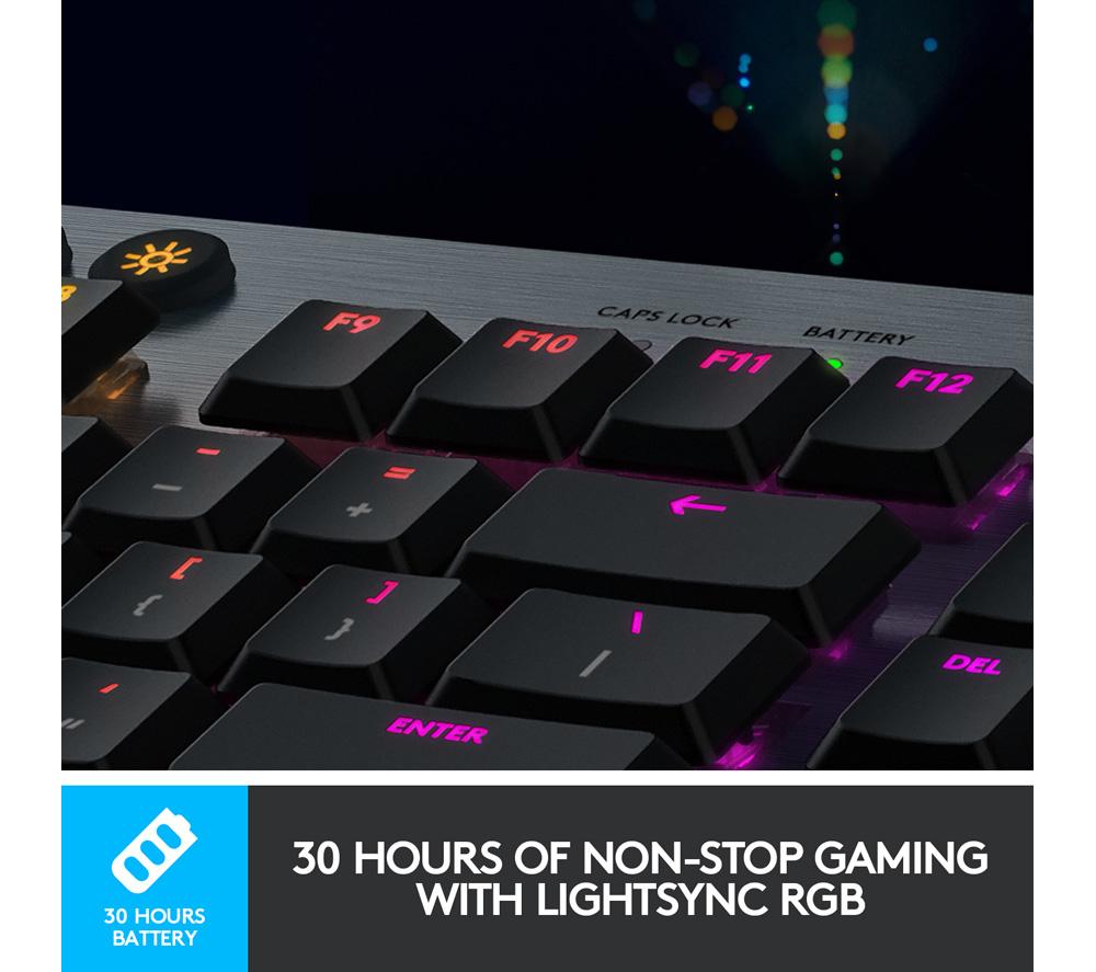 Buy LOGITECH G915 LIGHTSPEED RGB Wireless Mechanical Gaming