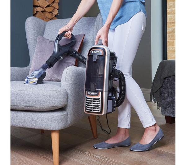 SHARK Anti Hair Wrap with Pet Tool AZ910UKT Upright Bagless Vacuum Cleaner - Rose Gold image number 5