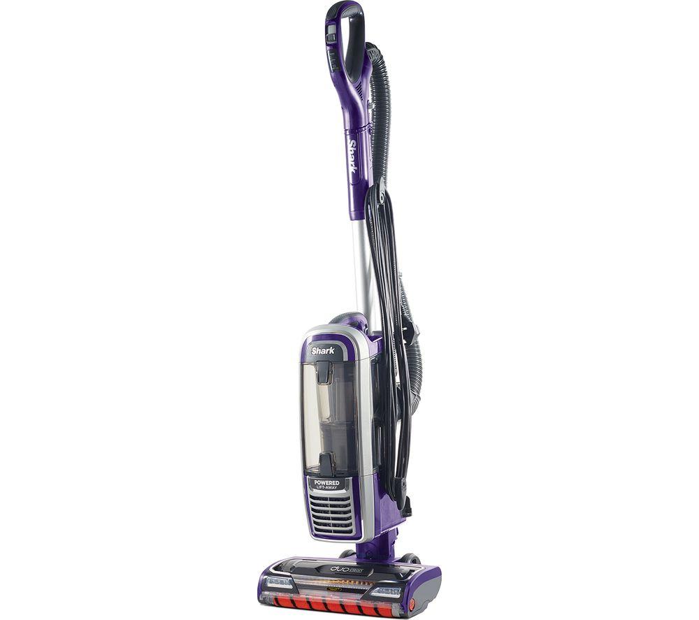 SHARK DuoClean Powered Lift-Away Anti Hair Wrap AZ910UK Upright Bagless Vacuum Cleaner - Purple