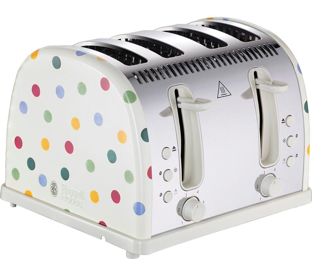 RUSSELL HOBBS Emma Bridgewater Polka Dot 4-Slice Toaster review