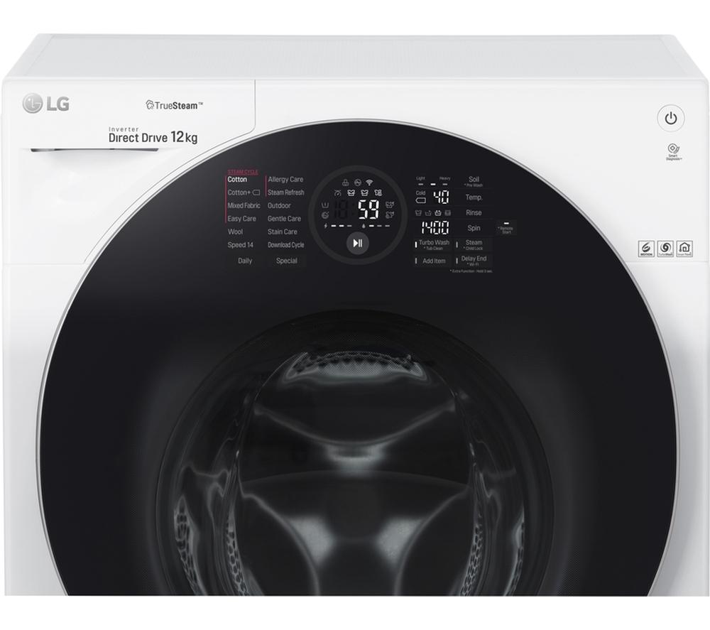 Lg truesteam deals washing machine 12kg