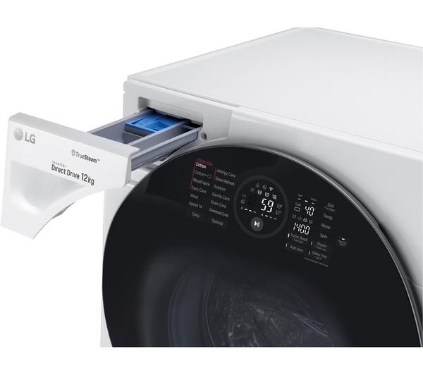 LG FH4G1BCS2 WiFi-enabled 12 kg 1400 Spin Washing Machine - White image number 1