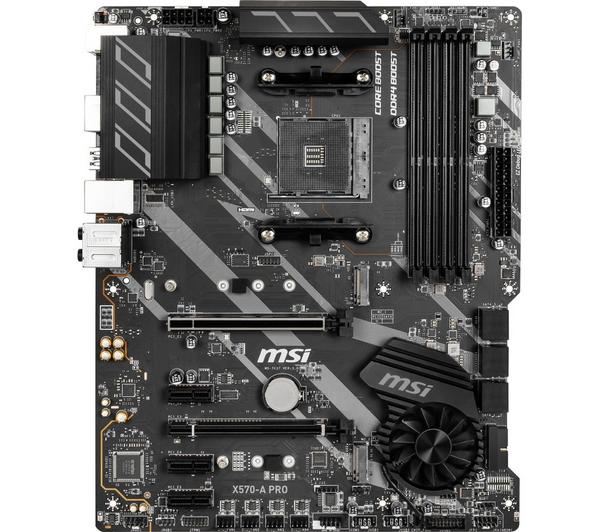 MSI X570-A PRO AMD AM4 Motherboard image number 1
