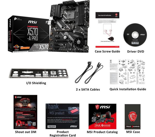 MSI X570-A PRO AMD AM4 Motherboard image number 6