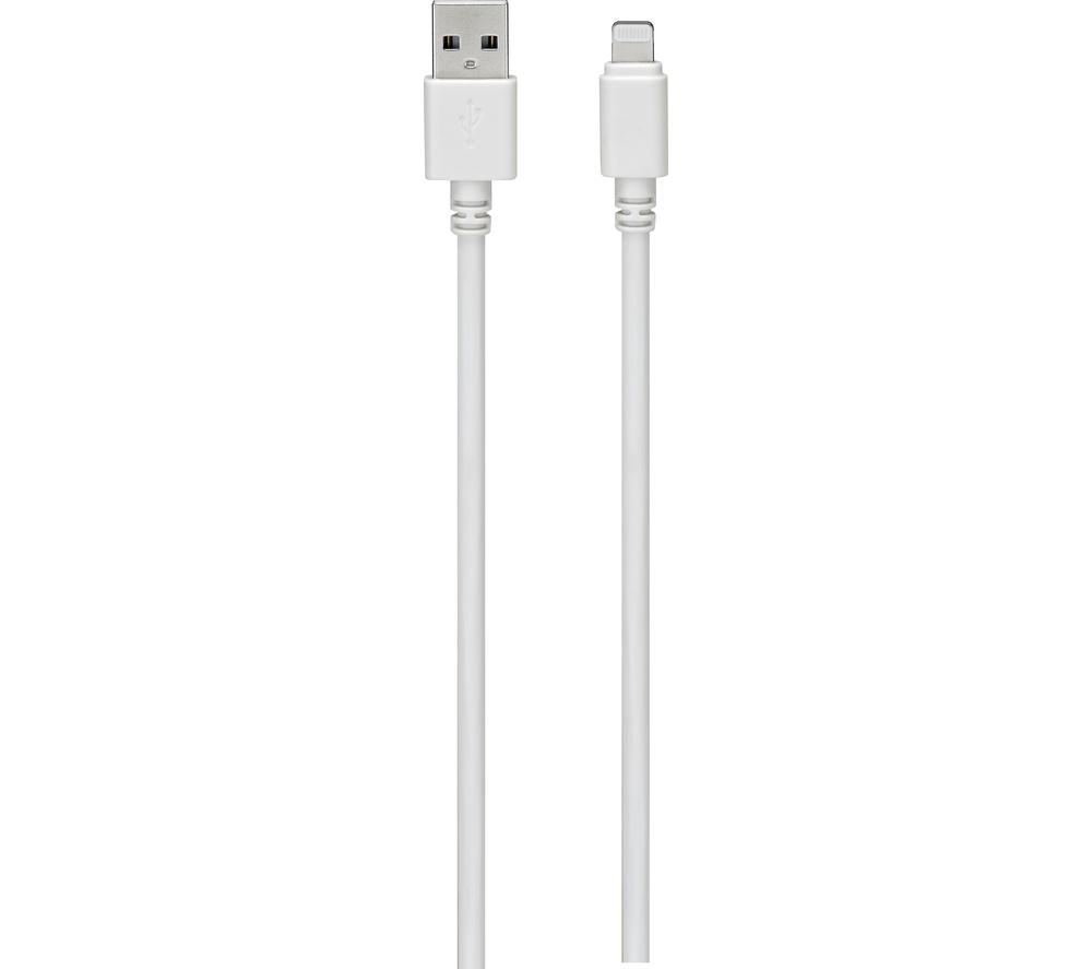 GOJI G1LNWH20 Lightning Cable - 1 m, White