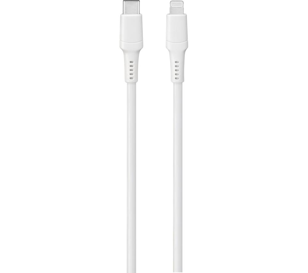 GOJI G1LNCWH20 USB Type-C to Lightning Cable - 1 m, White