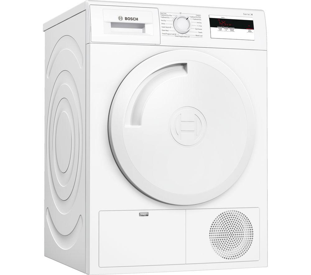 BOSCH Serie 4 WTH84000GB 8 kg Heat Pump Tumble Dryer - White