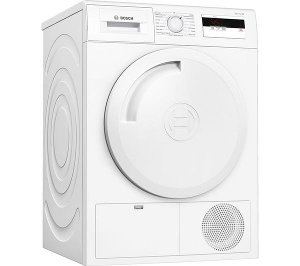 BOSCH Serie 4 WTH84000GB 8 kg Heat Pump Tumble Dryer - White image number 0