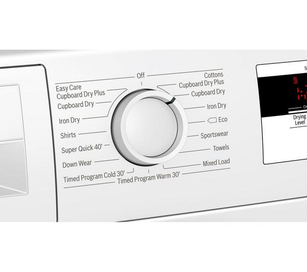 BOSCH Serie 4 WTH84000GB 8 kg Heat Pump Tumble Dryer - White image number 1