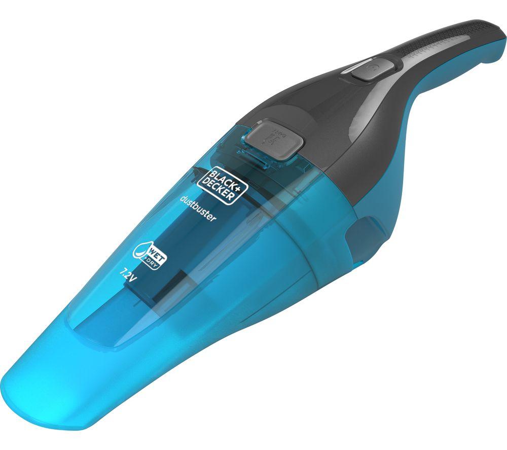 BLACK + DECKER Wet & Dry Dustbuster WDC215WA-GB Handheld Vacuum Cleaner - Blue image number 4 of 8