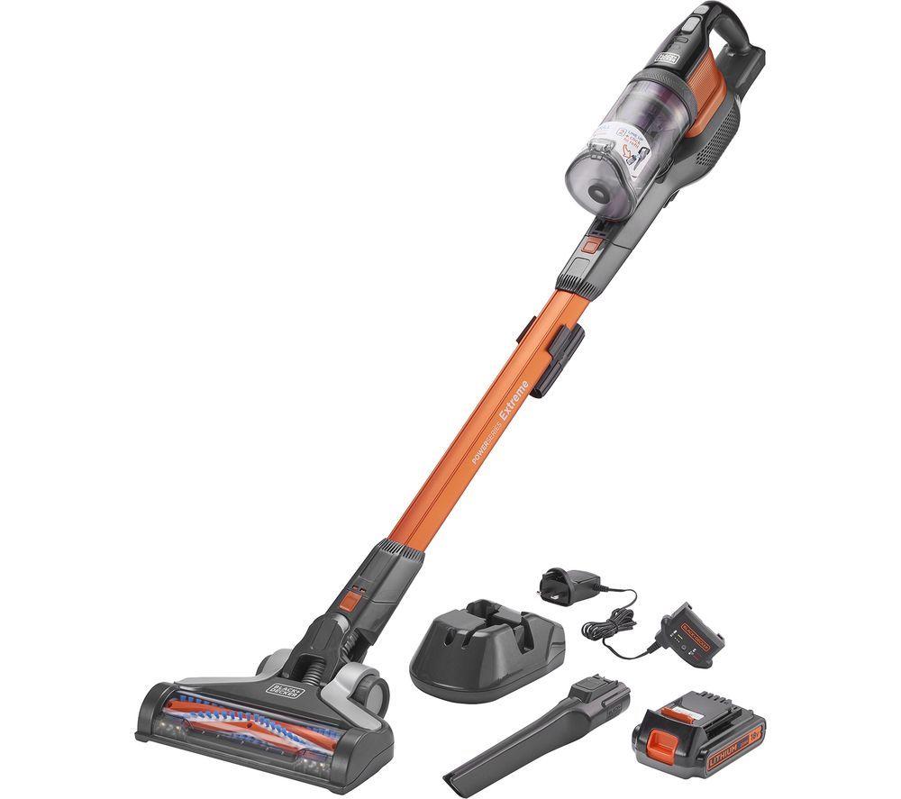 BLACK + DECKER PowerSeries Extreme BHFEV182C-GB Cordless Vacuum Cleaner - Orange